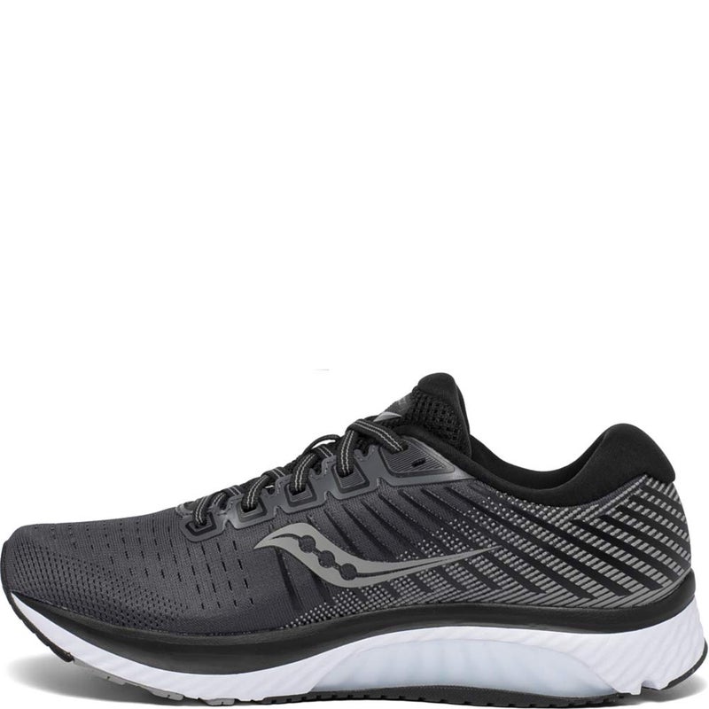 Saucony Women's Guide 13, Black/White, 5.5 Wide - Image 2